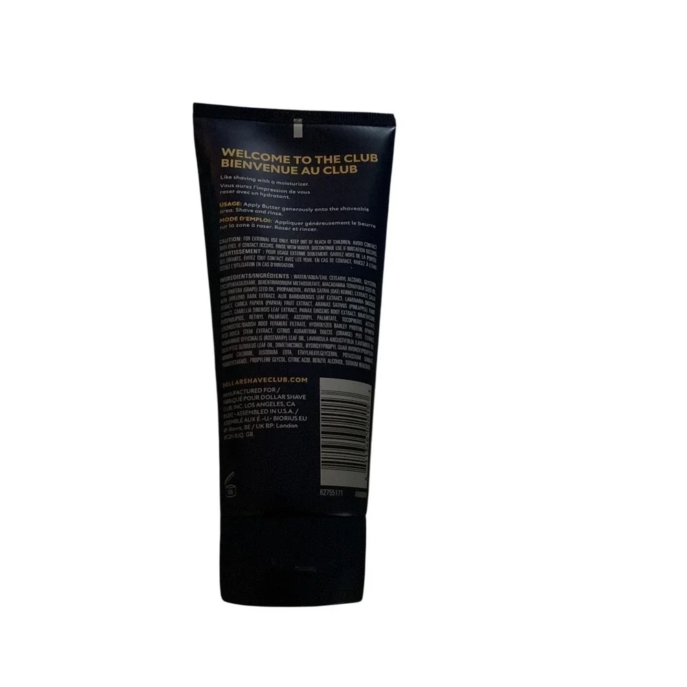 Dollar Shave Club Shave Butter‎ Translucent Shaving Cream 6 oz 177 ml New